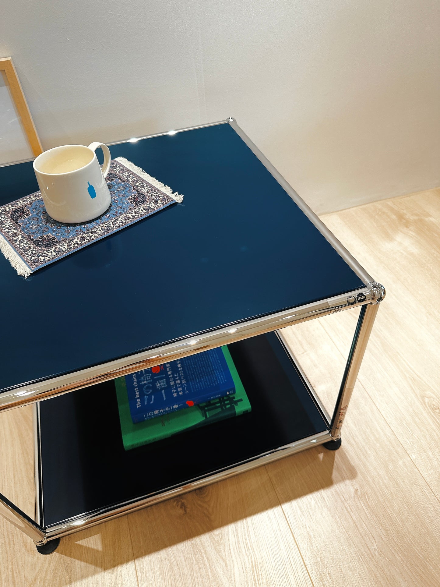 🇨🇭USM Haller瑞士製經典家具 Sidetable 50 邊桌(Steel Blue )